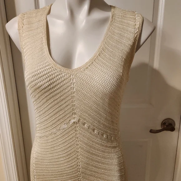 Kroshetta by Papillon Medium crochet cream dress - Picture 6 of 9